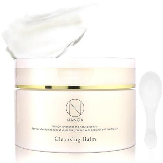 NANOA Cleansing Balm Human Stem Cell Makeup Remover Double Not Required Pore Blackhead Care Jojoba Oil Argan Additive-Free 90g