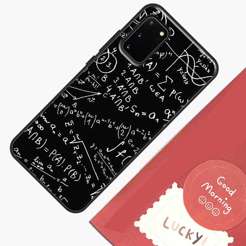E=mc2 Mathematical Physical Formula Phone Case For Samsung Galaxy S23 Ultra S20 S21 S22 S24 S25 Plus S9 S10 S24 FE Cover Shell
