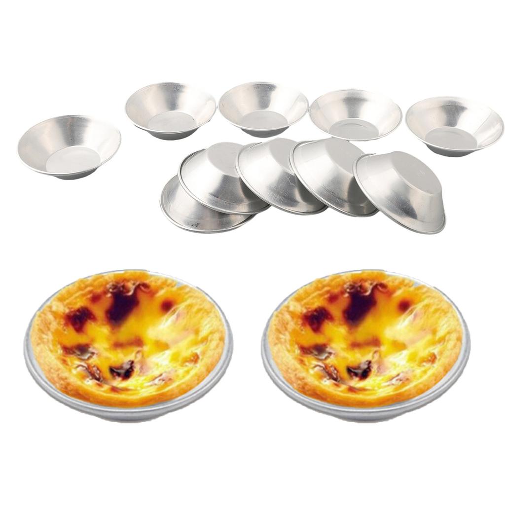 Cookie Egg Tart Moulds Pudding 10 Pcs Egg Tart Hot Baking Tools Cupcake