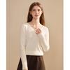 Betu Women's V-Neck Color-Block Knit Sweater