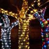 Solar Outdoor Lights LED Festoon PVC Tube Rope String Light Summer Garden Fence Wedding Party Balcony Decoration Solar Garland