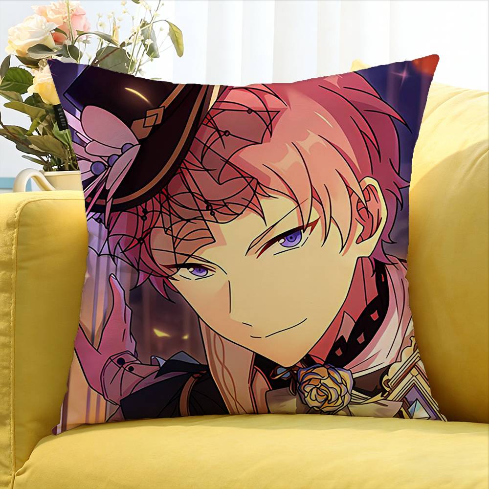 Shu Itsuki Anime Character Various Sizes Square Pillow Case For Car Home Bedchamber Decor