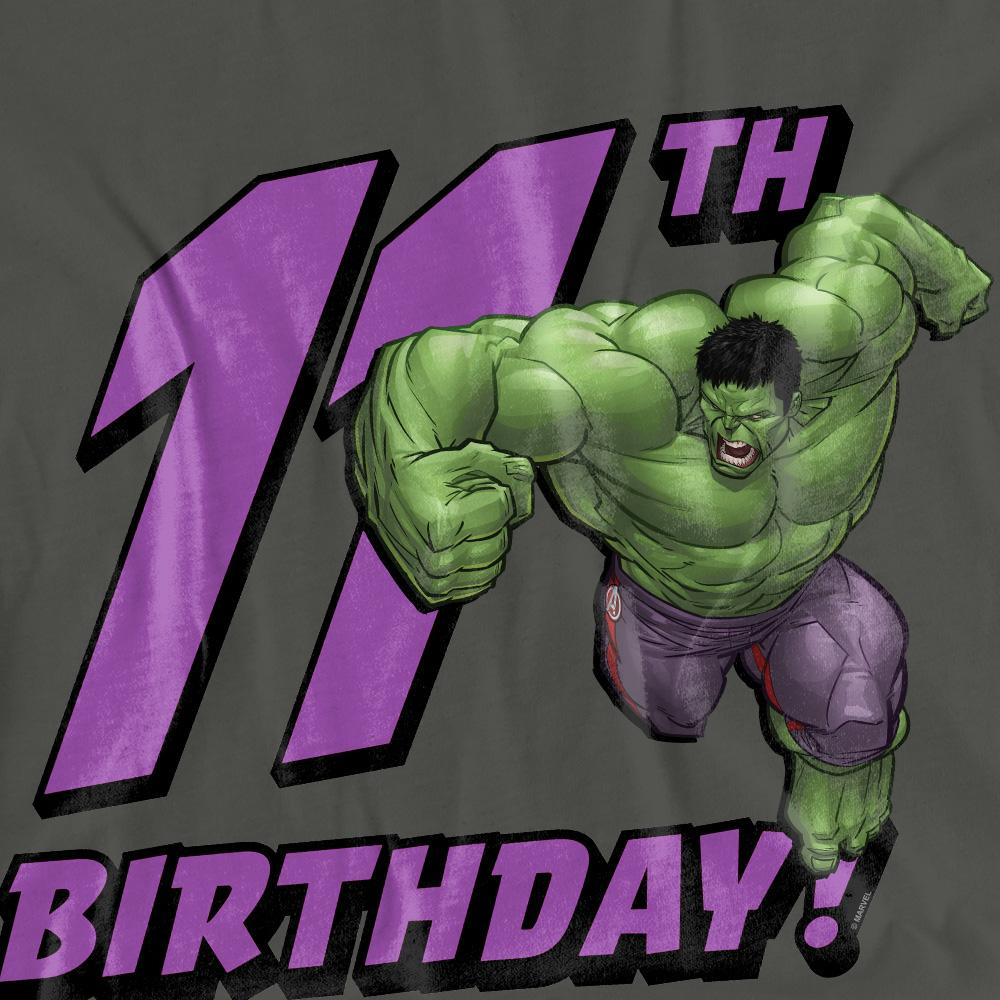 The Incredible Hulk Womens/Ladies 11th Birthday T-Shirt