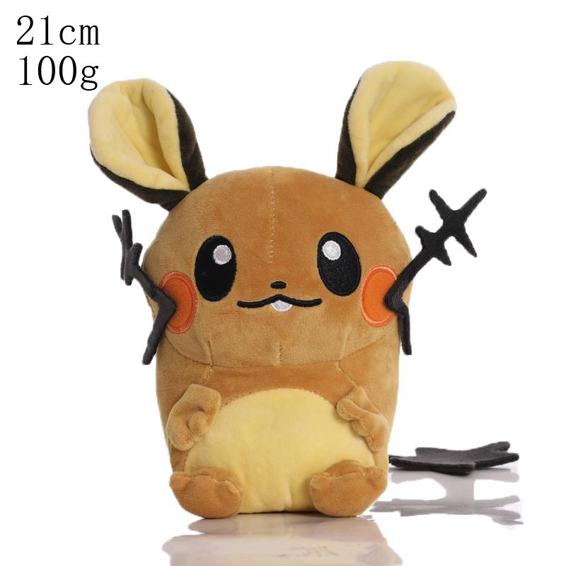 Pokemon Pikachu Plush Nivy Stuffed Doll Tepig  Emolga Victini Deerling Oshawott Pansage Gengar Peluche Toys Hobbies Xmas Gift