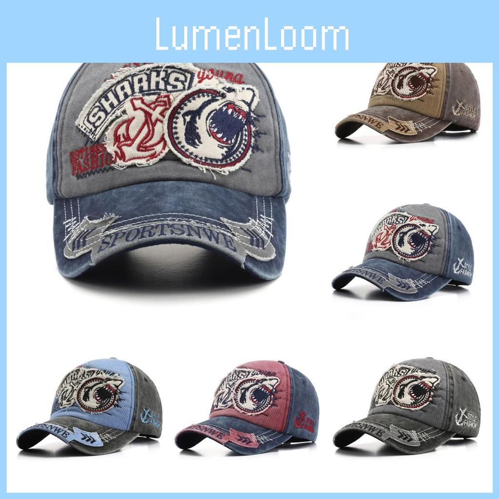 Biker Adult Size Baseball Cap With Distressed Style