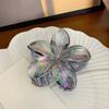 1pcs Statement Elegant Floral Clip Set - Large Solid Plastic Flower Clip Perfect for Styling and Hair Care