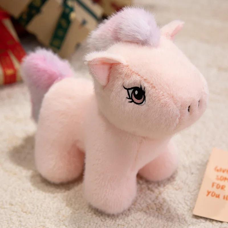 

Пушистые плюшевые игрушки Лошадь / Кролик, Мультяшный кролик с длинными ушами, Мягкая подушка, Кукла для младенца, Детские мультяшные питомцы, Рождественский подарок на день рождения 25cm