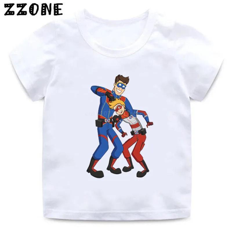 Henry Danger Kreslená Dětská Trička Pro Malé Kluky Ležérní Vtipné Tričko Dětské Letní Streetwear Vrchní Díly