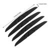 4Pcs Car Door Edge Anti-Collision Protector Bar Stickers Silicone Car Side Protection Guards Rear View Mirror Bumper Protector