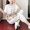Casual Fashion Sports Suit New Summer Wear Temperament and Fashionable Goddess Style Clothes Summer Two-piece Set