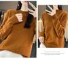 Women's Cozy Round Neck Knitted Wool Sweater