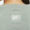 Nike Solid Logo Short Sleeve Crewneck Sweatshirt Women Sweatshirt Green DD5070-357