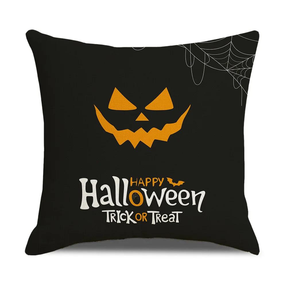 Pumpkin Collection Halloween Themed Pillowcase Sofa Cushion Cover Holiday Gift Party Decoration Home Decor