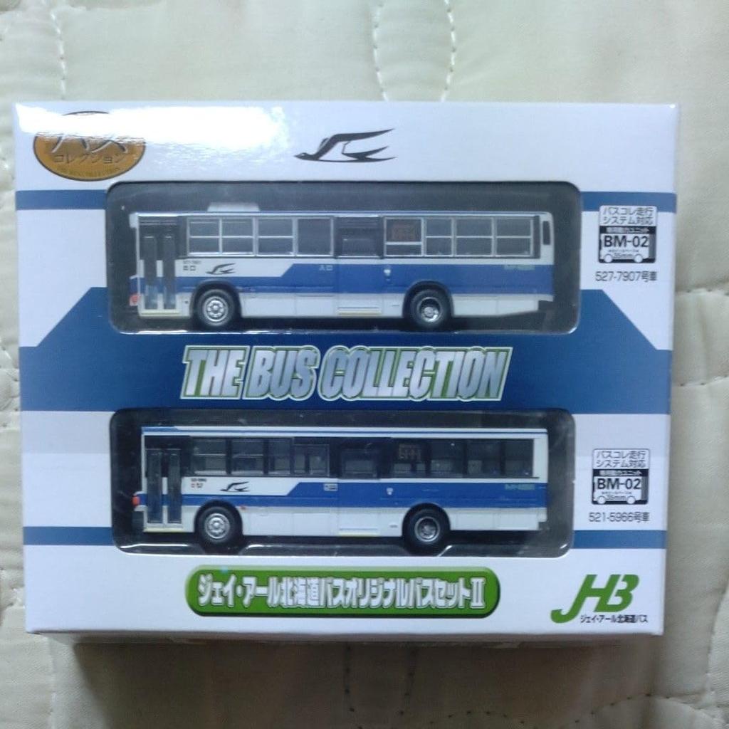 Bus Collection JR Hokkaido Bus Original Bus Set II Hino Blue Ribbon Fuji Heavy Industries 7E Miniature Car Model