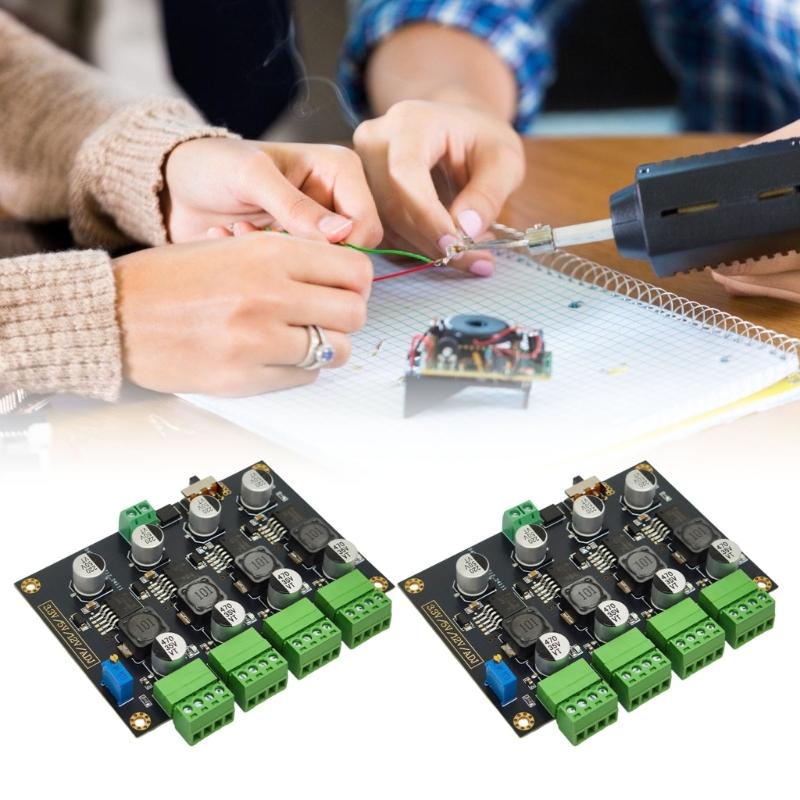 Multiple Output Direct Current Voltages Regulator Board With FR4 Fiberglass Material Stable Power Supply For Embed Systems