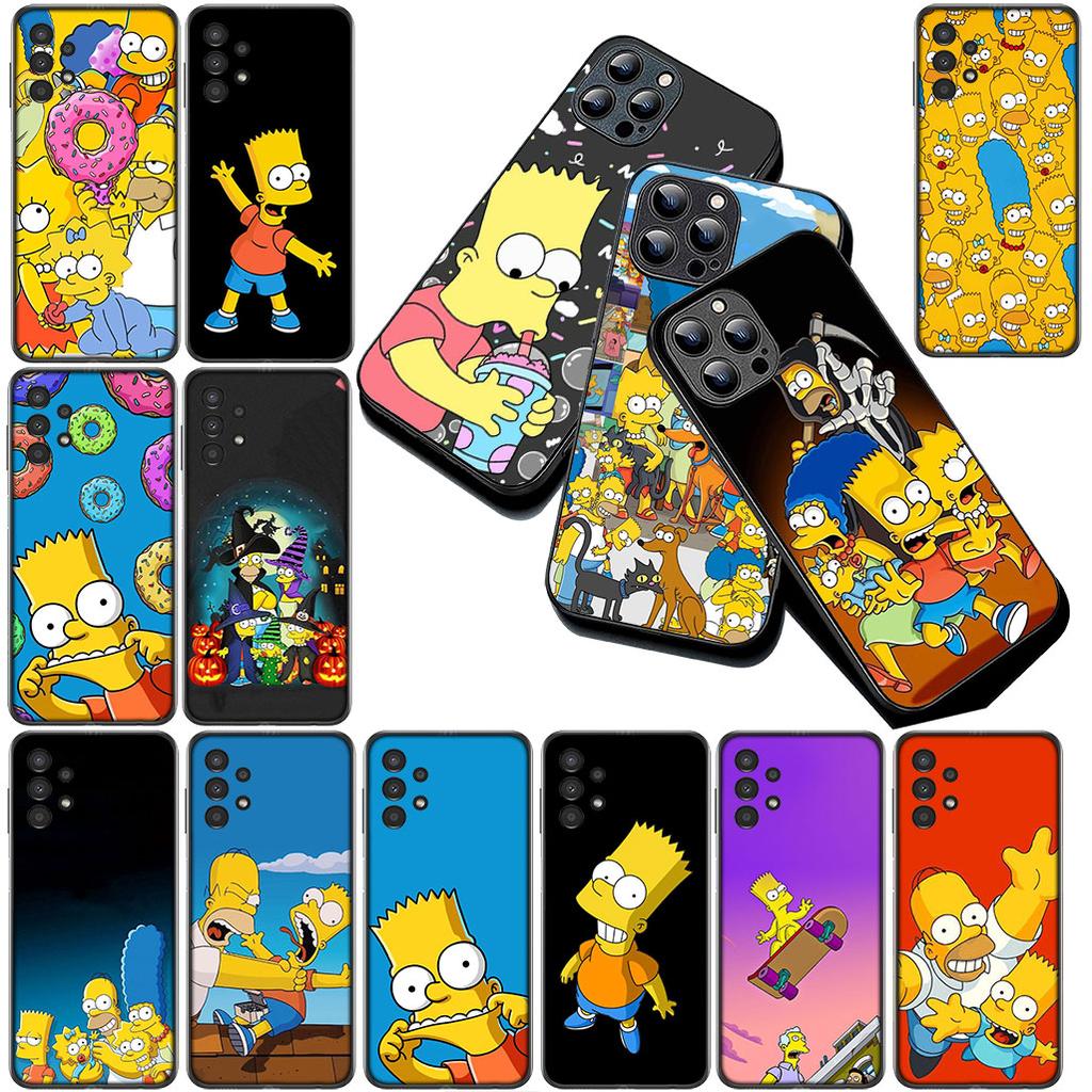 Casing for Motorola Moto G86 G57 E14 E15 G14 G34 G67 G84 G24 A54 G15 Power E22 Phone Cover Soft Case Wallpaper S-Simpsons Bart
