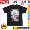 Ramen Shirt Pastel Goth Kawaii Cat Eating Ramen Noodle Otaku T Shirt Men Women