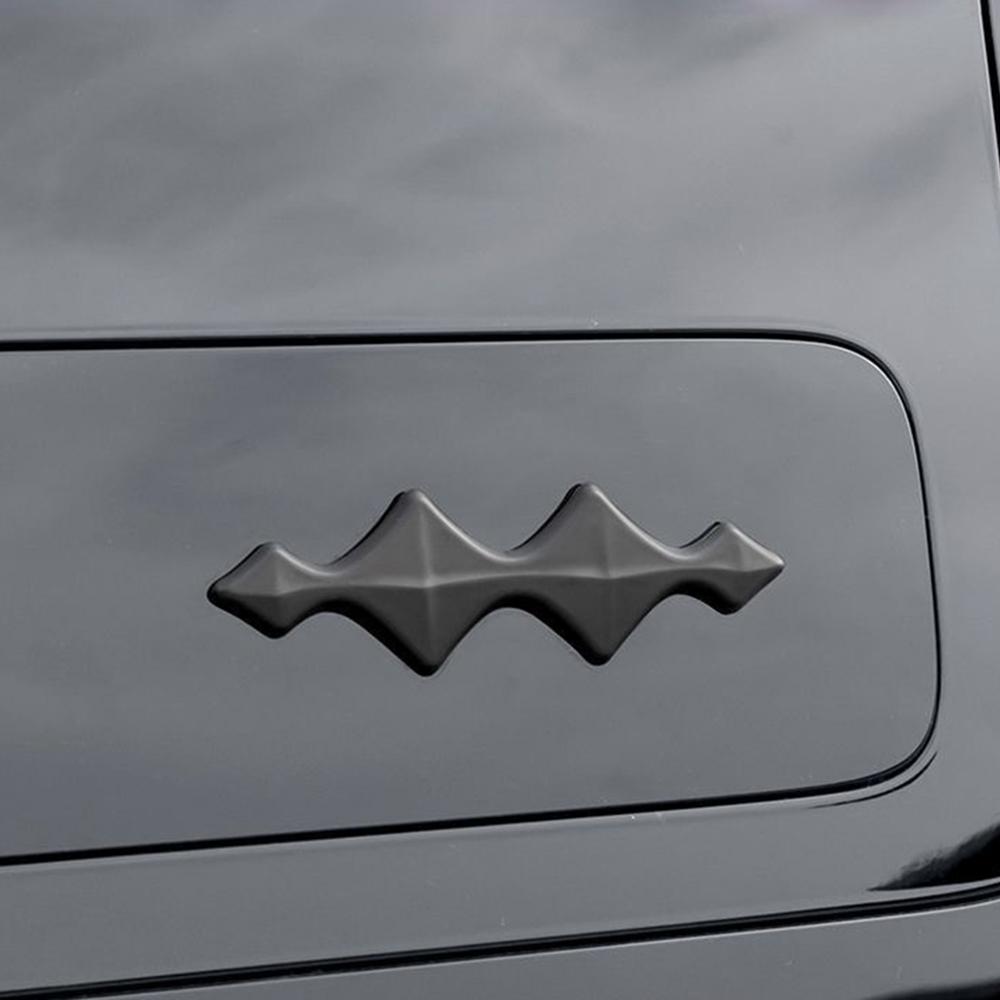 For BYD Leopard 8 Car Logo Decoration Stickers Blackened Front And Rear Logos Front And Rear Logos Modified Car Accessories