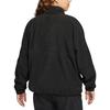 Nike Solid Color Zip-Up Hoodie With Print Lettering Men Hoodie Black DX0525-010