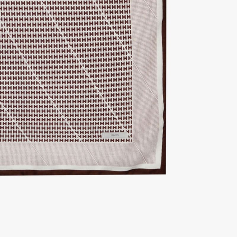 Healiote HEAL SIGNATURE SCARF_BROWN