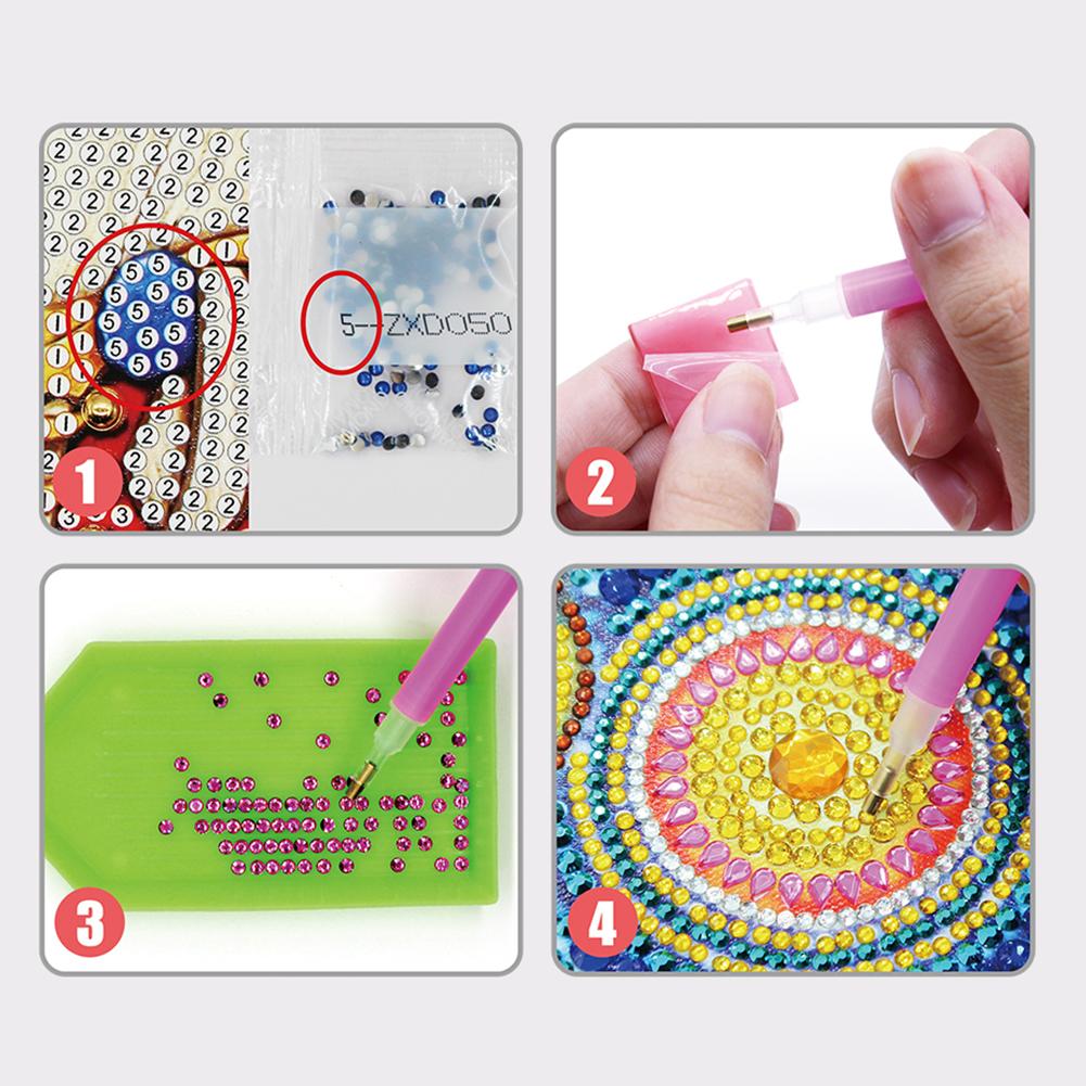 DIY Diamond Painting 7 Colors Night Light LED Diamond Painting Embroidery Home Decor