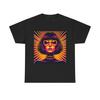 Unisex Adult T Shirt Neon Pop-Art Portrait Woman Sunglasses