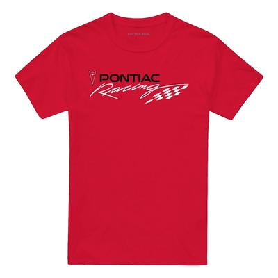 Pontiac Rotes Pontiac Racing 100% Baumwolle T-Shirt Herren T-Shirts Oberteil S-4XL, Rot