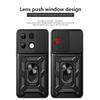 For Xiaomi Redmi Note 13 4G Case Scratch-resistant PC+TPU Kickstand Phone Shell