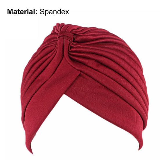 Beanie Headwrap Lightweight Cross Shape Headdress Casual Brimless Dome Scarf Hat for Washing Face