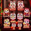 Chinese New Year 2026 Horse Window Sticker Spring Festival Couplets Happy New Year Decoraitons 2026 Year of The Horse Decor