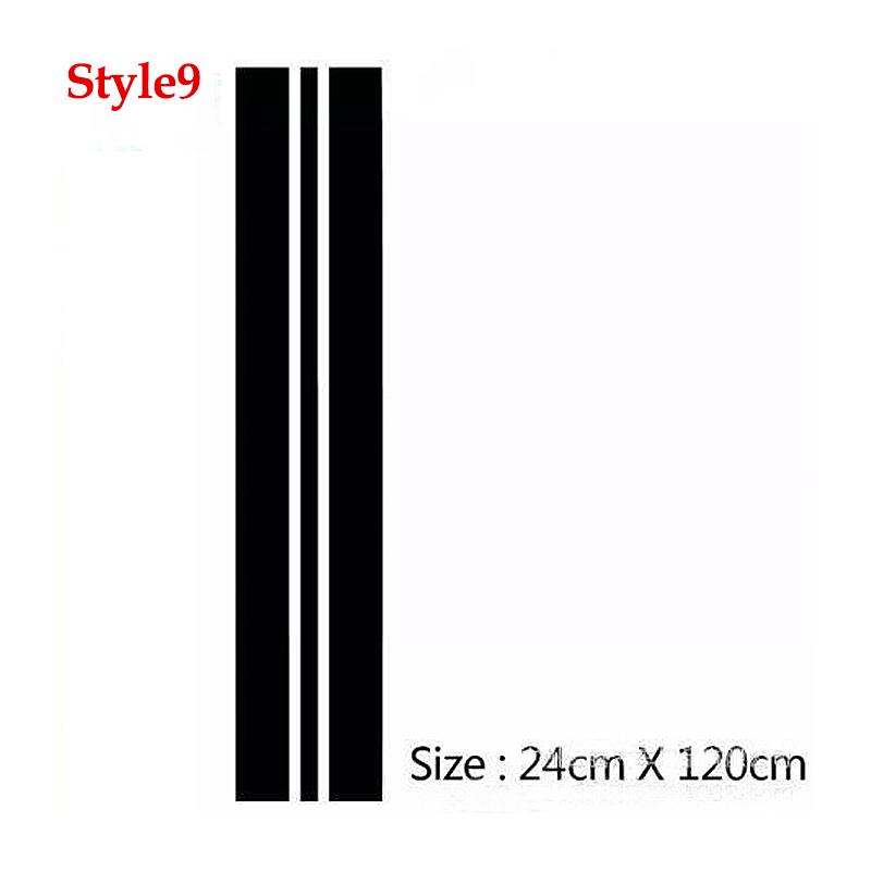 Hood Car Sticker Personalized Stripe Stickers Auto Modified Body Sticker Hot-selling Car Accessories Decoration Covering Film