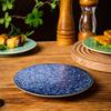 High Footed Ceramic Flat Plate Dining Plates Sushi Plate Dim Sum Dish Sushi Plates Cake Tray Dessert Bowl Fruit Bowl Sting Disc