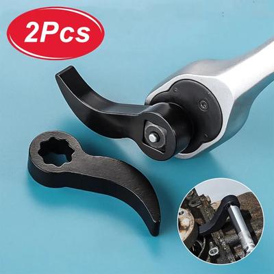 2 Stück Auto Winkel-Typ Halbachse Demontagewerkzeug Antriebs-Hebelstange Adapterstange Passend für 1/2 Ratsche zur Demontage von Achsen Reparaturwerkzeug