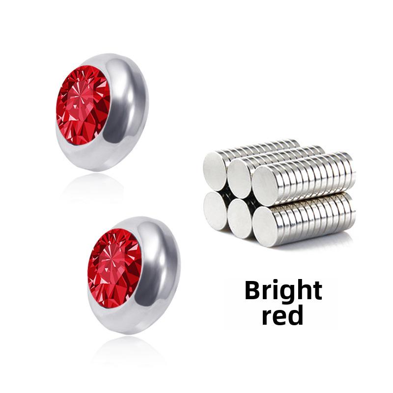 

Гипоаллергенные серьги-клипсы с цветными бриллиантами Bao Shalina для мальчиков и девочек, нержавеющая сталь и титан