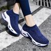 Slip On Dark Blue Women's Sneakers High Top Ankle Boots White Green Jogging Shoes Sports College Pas Cher Best Selling