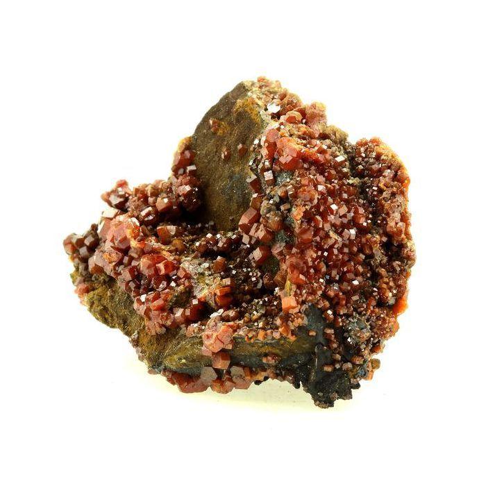 Pierres et Minéraux. Vanadinite + Goethite. 376.5 ct. Taouz, Meknès-Tafilalet Region, Maroc.