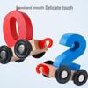 Holzzug-Bausteine für Kinder - Frühpädagogisches & Kognitives Spielzeug