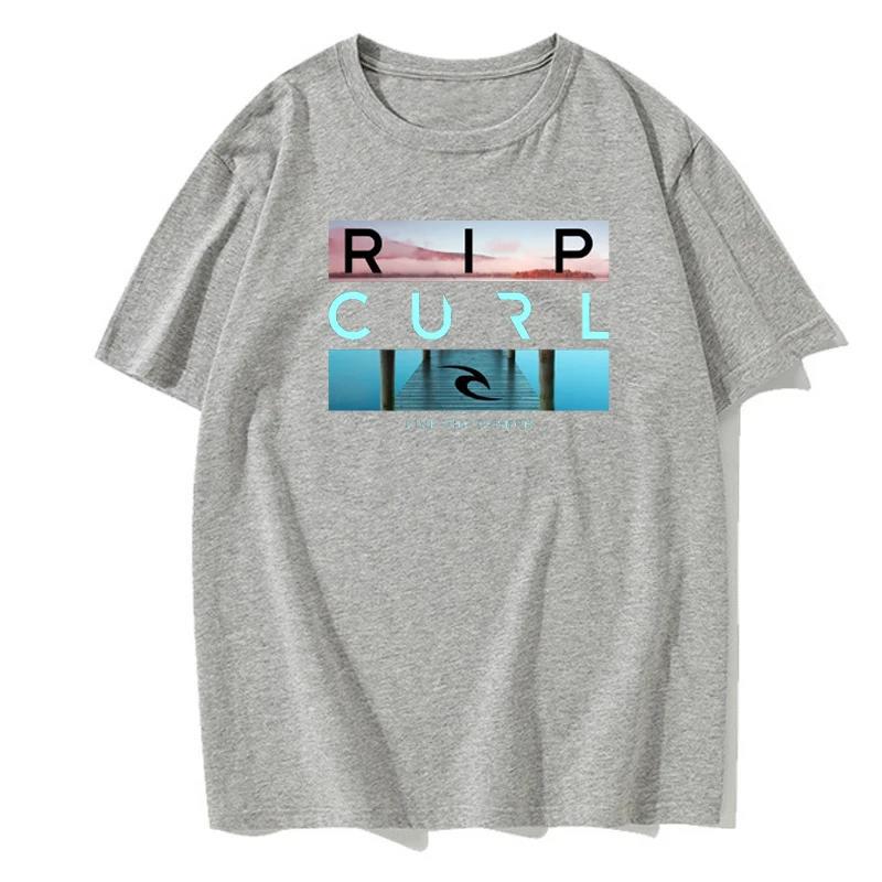 

Футболка с короткими рукавами из чистого хлопка 180 г с модным принтом в стиле Харадзюку 3XL светло-серый