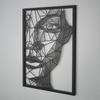 Woman Face Metal Wall Art, Unique Wall Decor, Metal Artwork, Modern Wall Decor, Metal Line Art, Abstract Wall Art, Modern Home Decor
