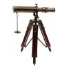 35.6 cm Brass Telescope with Wooden Tripod Gift Wedding, Thanksgiving, Chinese New Year, Christmas, Table top, Home, Office Decor