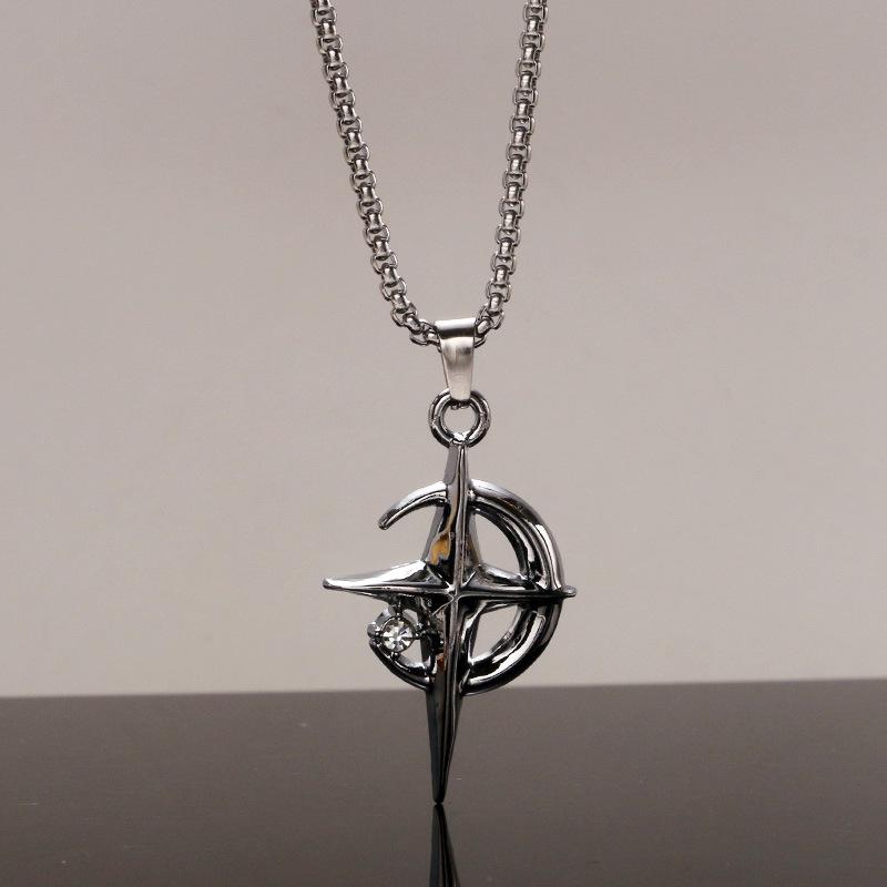 

Sweet Luxury Star Moon Pendant Necklace