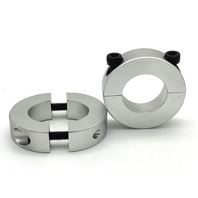 Feste Ringe Aluminiumlegierung Klemmschelle Doppelt geschlitzt