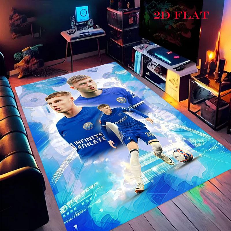 Cole Palmer Power Poster Carpet Rug for Living Room Bedroom Home Sofa Decoration,Kids play Nonslip Floor Mat