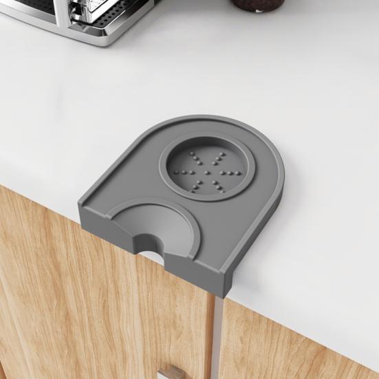 Station Tapis à Café en Silicone Résistant à la Chaleur Tapis Tampon Espresso Outil Efficace pour la Préparation du Café pour Baristas à Domicile Passionnés de Café Professionnels