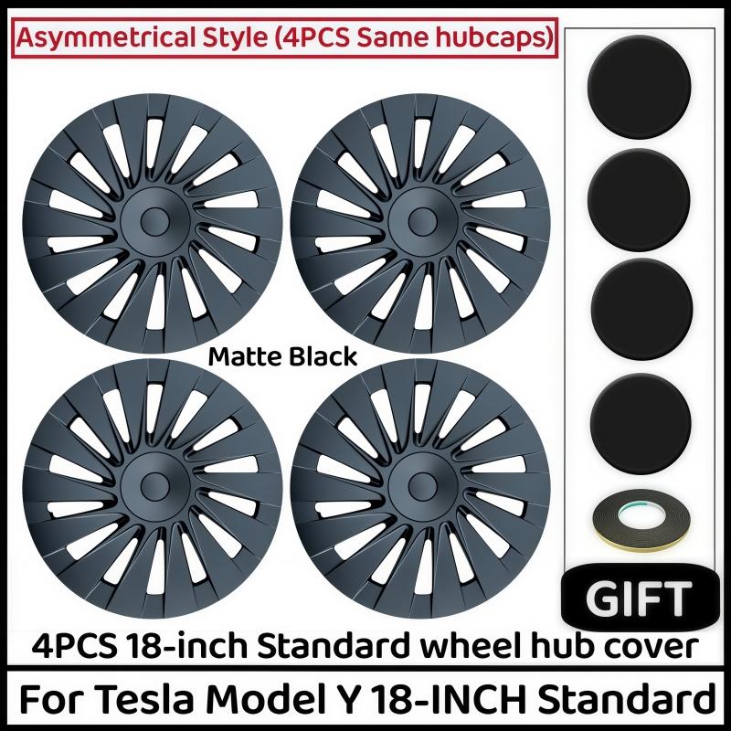 For Tesla Model Y Juniper Standard 18-INCH Wheel Covers Aperture Wheels Induction Style Hubcaps Full Rim Car Accessories 2026