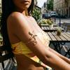 Classical Starfish Gold Plated Adjustable Bracelet for Women Girl Fashion Starfish Upper Arm Bangle Daily Summer Jewelry Gift