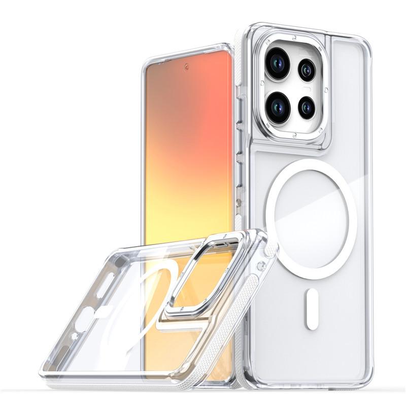 

For Motorola Edge 60 Fusion Case Transparent Magnetic Anti-Yellow Clear Cover for Motorola Edge 60 Fusion Motorola Edge 60 Fusion серый