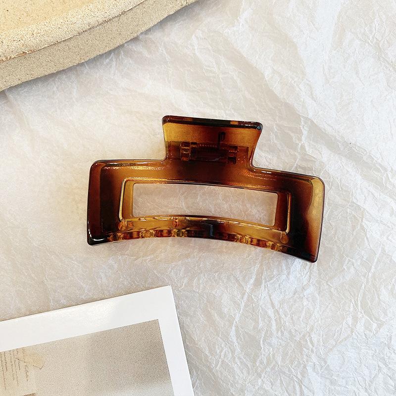 New Claw Clip for Women Tough Colorful Plastic Hair Claw Large Size Hair Clamps Claw Clip Crab Chic Hair Accessories Gift