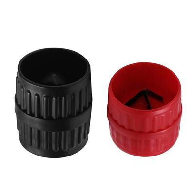 Inner & Outer Pipe Reamer Metal Deburring Tool Machine 3/16" To 1-1/2"(Red) PVC Pipe Reamer for Plastic, Copper & Steel