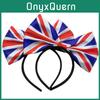 Platinum Jubilee Union Jack Bow Tie Headband Hairband For Men And Women Perfect For Celebrations